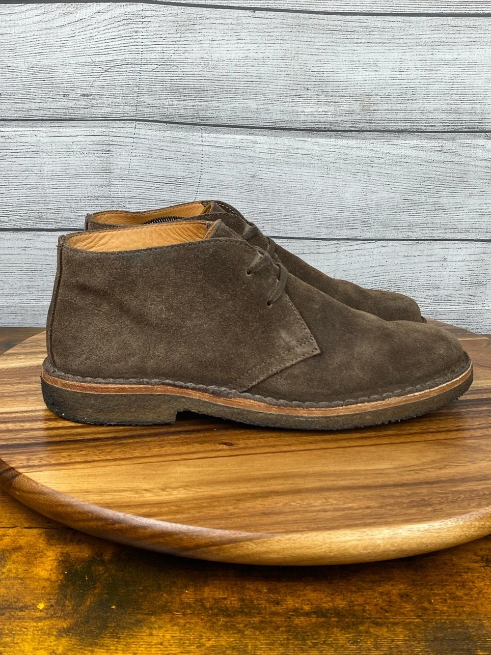 Astorflex Dark Chestnut Suede Greenflex Desert Boots Men’s Shoe Size 9 EU 42
